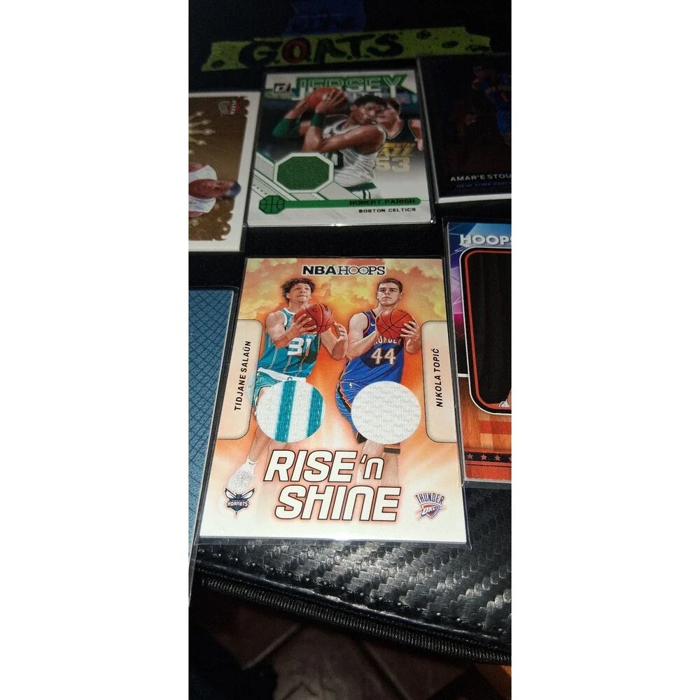 NBA Basketball Jersey Patch Memorabilia Trading Cards Lot of 6